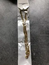 Cadena de eslabones cubanos estilo Hip Hop para hombre y mujer, gargantilla de acero inoxidable, Punk, 3mm/5mm/7mm