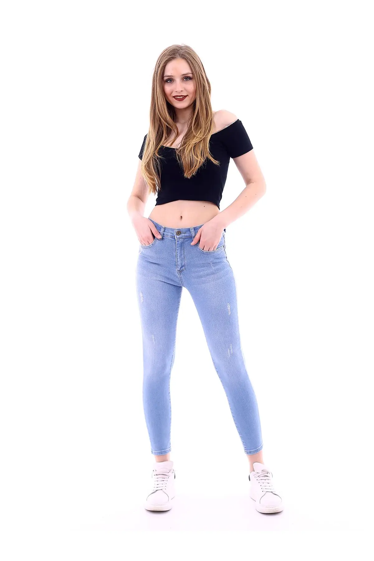 Ladies Slim Fit Blue Jeans 2021 New Season Clothing High Waist Skinny Leg Jeans Four Pockets Full Length Flexible Casual daily
Ladies Slim Fit Blue Jeans 2021 New Season Clothing High Waist Skinny Leg Jeans Four Pockets Full Length Flexible Casual daily