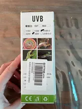Bombilla de lámpara para reptiles y tortugas, luz de ahorro de energía de 13w y 26w para reptiles, serpiente, lagarto Lguanas, de calor y calcio, UVB 5,0 10,0