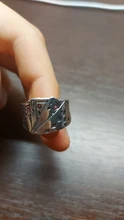 Anillo de plata de primera ley y Circonia cúbica para hombre, sortija ajustable, plata esterlina 925, Circonia cúbica, Zirconia, circonita, zirconita, Estilo Vintage