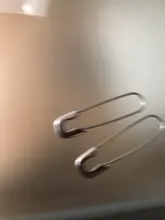 Pendientes con forma de imperdible cristales de circonia cúbica para mujer, aretes diseño alfiler de gancho, zirconia, circonita, zirconita, circón, estilo gótico, moda coreana, juego de 4 unidades