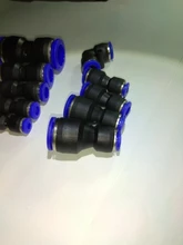 Accesorios Neumáticos Conector recto PU/PG 4-16mm OD manguera reductora 8-6mm plástico empuje en conector rápido Conexión de aire fontanería