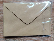 10 unids/lote en blanco sobre de papel Kraft para boda fiesta mensaje tarjeta postal bolsa de tarjetas rojo Retro sobres
