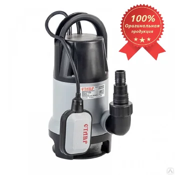 Submersible drainage pump Stavr NPD-1150 1150 W, max flow 260 l / min, head 11m, depth up to 8m, for clean and dirty water
Submersible drainage pump Stavr NPD-1150 1150 W, max flow 260 l / min, head 11m, depth up to 8m, for clean and dirty water