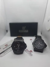 NAVIFORCE-relojes deportivos para hombre, pulsera de cuarzo militar de cuero, resistente al agua, de lujo, gran oferta, novedad de 2020