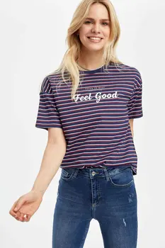 DeFacto WomanShortSleeveT-Shirt-N0906AZ20SP 
DeFacto WomanShortSleeveT-Shirt-N0906AZ20SP