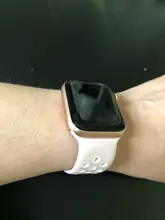 Solo bucle para reloj Apple Watch banda 44mm 40mm, 42mm, 38mm transpirable elástico de la correa banda pulsera de silicona iWatch Serie 3 4 5 SE 6 Correa