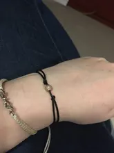 CHSXY-pulsera de cuerda de hilo rojo de la amistad de la suerte, abalorio de bola de circón cúbico de alta calidad, joyería tejida a mano minimalista