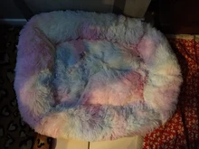 Invierno cálido cuadradas Super sueño reparador de perro cama de felpa larga lavable Cat Mat cesta para perros grandes cachorro casa nido cojín sofá