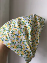 Sombrero Floral para bebé, gorra de algodón para niña y niño, diademas infantiles, sombreros para niños pequeños, sombrero para recién nacidos, accesorio para bufandas