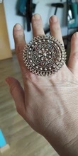 Anillos grandes Steampunk para mujer, diseño de colores oro antiguo, sortijas de dedo medio de Hip-hop, joyería ajustable para fiesta