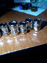 Gland-Connector Cable Waterproof M10 M12 M16 M8 Brass IP68 for M18-M36 Fit-18-25mm Nickel-Plated