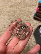 Taza de cristal para uñas, recipiente transparente para polvo acrílico líquido, herramienta de diseño de Nail Art GL1606, 1 ud.