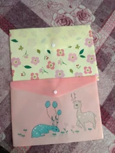 Carpeta de archivos Kawaii A4 de plástico con múltiples bolsillos, bolsa organizadora de papel para documentos, suministros de papelería para oficina y escuela, 1 ud.