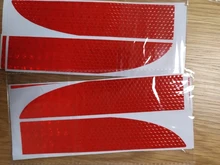 Reflectante para Exterior de coche, cinta Reflectante adhesiva, Reflectante, tira de advertencia Exterior, protege el cuerpo del coche