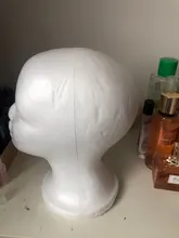 Soporte práctico de espuma para pelucas para cabezas de maniquí, soporte de exhibición para gafas, modelo de cabeza de peluca, envío directo, con soporte para peluca
