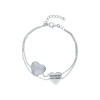 Silver Bracelet with cubic zirconia sunlight sample 925
Silver Bracelet with cubic zirconia sunlight sample 925