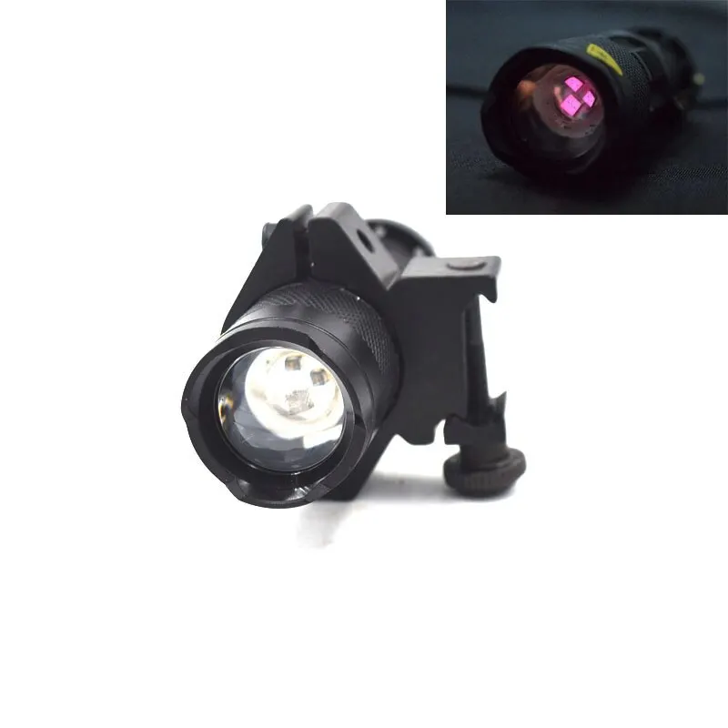 

3 Core 850nm 3W Zoom Infrared Light Flashlight Hunting Torch Night Vision Power Need AA Battery