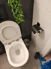 Roll-Holder Toilet-Paper Kitchen-Accessory Stainless-Steel Bathroom Black-Design Wall-Mounted