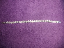 Pulsera de oro rosa de Color plateado para mujer, colgante de corazón de cristal, pulsera de mujer, joyería fina de Boda nupcial, regalo