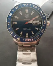 WAZ2114.BA0875-Reloj de pulsera para hombre, de cuarzo, de lujo, tonneau, Tourbillon automático, para negocios, Aquaracer