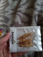 10 unids/lote 15 20 25 30 35 mm broche de Clip pines alfileres de seguridad broche ajustes en blanco Base para la fabricación de la joyería DIY suministros