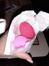 Milagro 1 Uds polvo esponja de maquillaje Puff en seco y en húmedo combinado maquillaje de belleza de calabaza en polvo Puff corte biselado de esponja herramientas