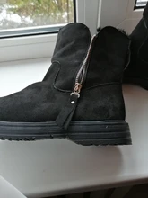 Botas de nieve cálidas de terciopelo para mujer, botas de algodón de tubo corto con borla y cremallera, zapatos de algodón, versión coreana, novedad de invierno de 2020