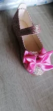 Zapatos de piel sintética para niñas pequeñas, calzado de princesa con lazo, a la moda, para fiesta de baile de nobuk, para otoño y primavera