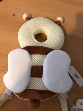 Almohada de protección para la cabeza de bebés, almohada de dibujos animados anticaída de algodón suave PP, cojín protector para niños pequeños, cuidado seguro para bebés