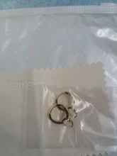 ANENJERY de Plata de Ley 925 de circón brillante geométrico pequeño aro pendientes para las Mujeres Nuevo versátil accesorios oído S-E1441