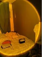 Puesta de sol de la lámpara del proyecto Arco Iris atmósfera luz de noche Led luz del sol para el hogar Decoración de pared de fondo de dormitorio lámpara de mesa por USB