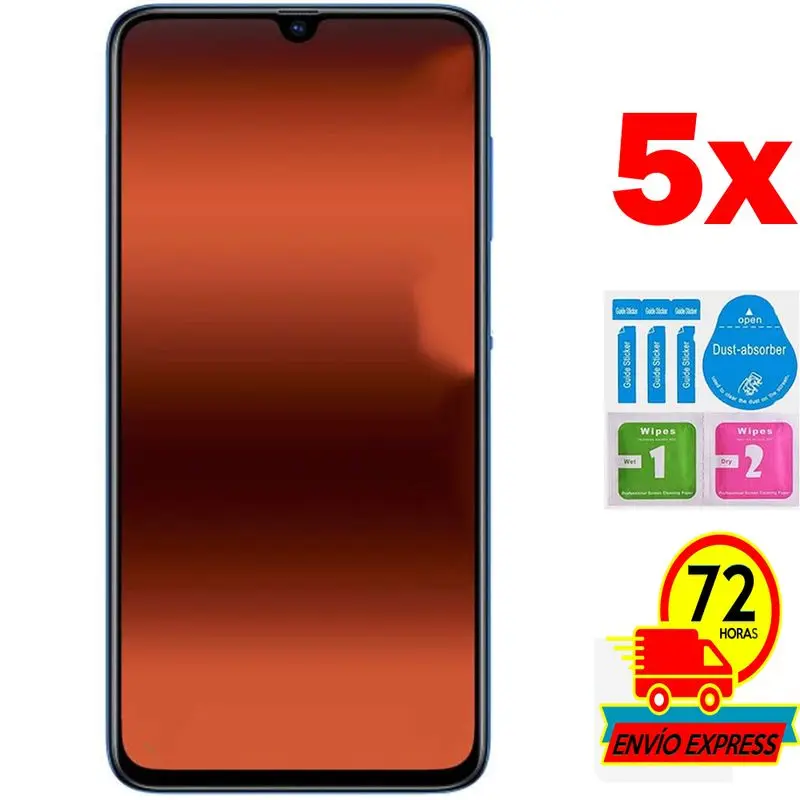 Совместимое закаленное стекло для защиты экрана Samsung Galaxy A70 универсальное в