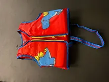 Megartico vida chaleco niños zwemvest voor niños flor estampado de tiburones vida kayak playa piscina PISCINA niño salvavidas