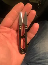 1 uds/venta al por mayor de acero de alto carbono de alta calidad de corte de línea de pescado tijeras 15g/10,5 cm en forma de U-línea de pesca tijeras de coser wholesa