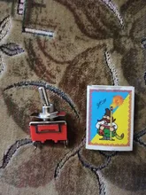 Toggle-Switch SPST ON-OFF 2-Terminal E-TEN1021 15A 1pcs 250V Orange Good-Quality 2-Pin