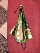 Sombrilla portátil para la lluvia, sombrero verde militar plegable para Pesca al aire libre, sombrilla impermeable para acampar, sombreros de Pesca, sombreros para la cabeza de playa