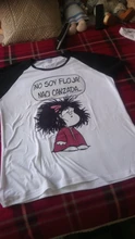 Camisetas estampadas Kawaii de Manga Mafalda para mujer, camisetas de dibujos animados, camisetas de Anime Grunge, camisetas de Hip Hop Unisex