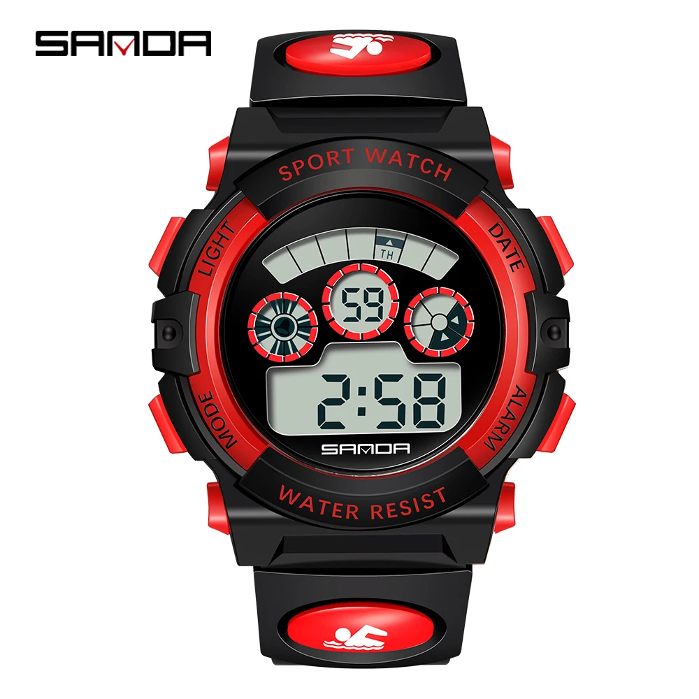 SANDA New Waterproof Luminous Multifunctional Watch Student Outdoor Sports Mountaineering Digital Watches Wrist Watch For Men
SANDA New Waterproof Luminous Multifunctional Watch Student Outdoor Sports Mountaineering Digital Watches Wrist Watch For Men