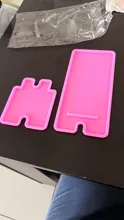 Soporte de teléfono de silicona móvil, molde de resina Epoxy para bricolaje, soporte de resina epoxi Uv para teléfono, artesanía hecha a mano, herramientas de joyería
