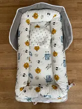 Cama de nido portátil para bebé, niño y niña, cuna de viaje, cuna de algodón infantil, cuna de bebé, cama de recién nacido