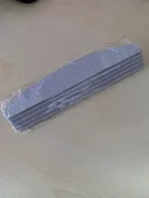 Lima de uñas profesional, lija de media luna, pulido de uñas, herramientas de cuidado de manicura, 100/180