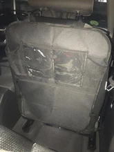 Organizador de asiento trasero de coche asiento de niños bolsillo bolsa de viaje Kick Mat