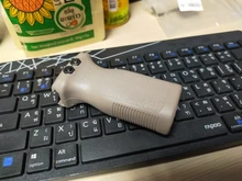 Empuñadura táctica antideslizante para Paintball, empuñadura Vertical delantera para pistola de aire Airsoft BB AR15, empuñadura de polímero para Rifle