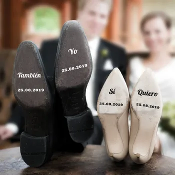 Pegatinas Wedding shoes bride and sweetheart yes I want I Also customized with date
Pegatinas Wedding shoes bride and sweetheart yes I want I Also customized with date
