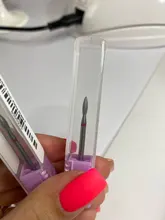 Brocas de diamante en forma de llama, herramienta de precisión, broca de pedicura, 1 Uds.