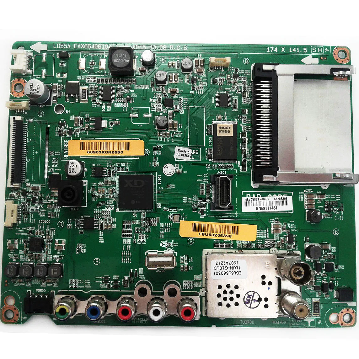 Main Board EAX66408104(1.1) EBU63206398 для LG 32LF510U|Многослойная плата PCB| |