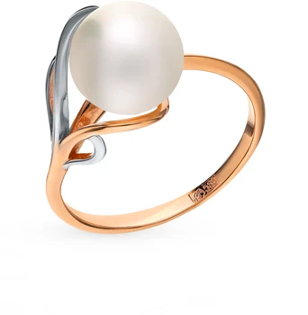 Gold ring with pearls sunlight sample 585 
Gold ring with pearls sunlight sample 585