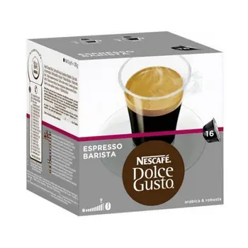 Coffee Capsules Nescafé Dolce Gusto 91414 Espresso Barista (16 uds) 
Coffee Capsules Nescafé Dolce Gusto 91414 Espresso Barista (16 uds)