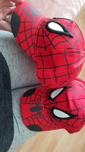 Gorra de béisbol con bordado para niños, gorro de béisbol con bordado de dibujos animados de Spiderman, ajustable, Hip-hop, transpirable, para verano, sombreros de niños